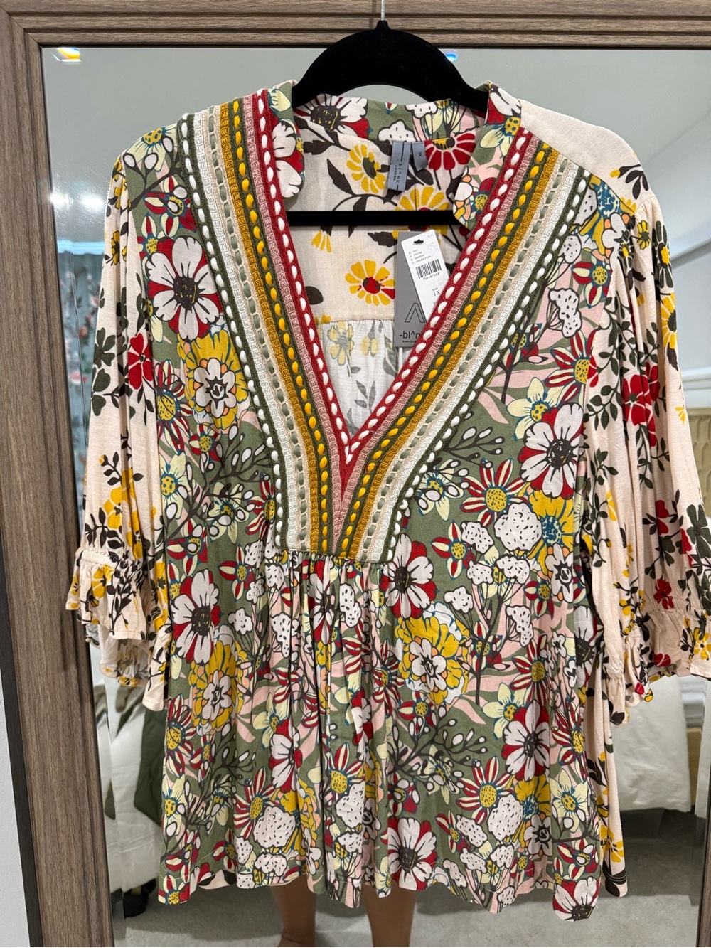 Anthropologie Bl-nk Stephanie Top Size 1X NWT